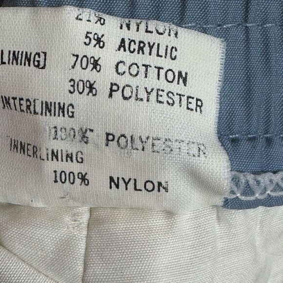 Vintage Bogner Ski Pants Womens Sz 8 Softshell Blue Cotton Blend lined Stretch - Picture 5 of 13